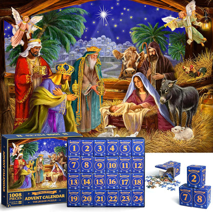 1000+Piece Advent Countdown to Christmas  Puzzle