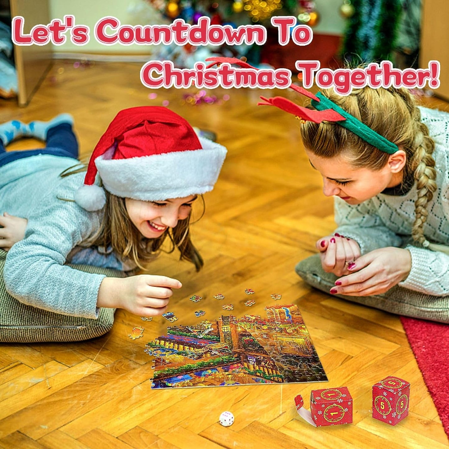 1000+Piece Advent Countdown to Christmas  Puzzle