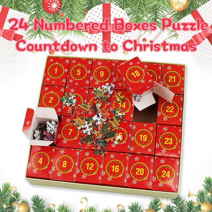 1000+Piece Advent Countdown to Christmas  Puzzle